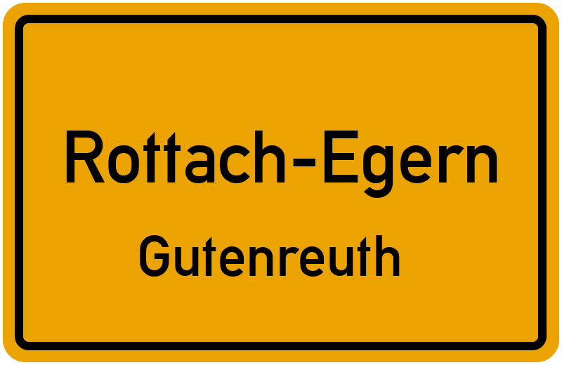 Ortsschild Rottach-Egern