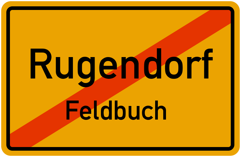 Ortsschild Rugendorf