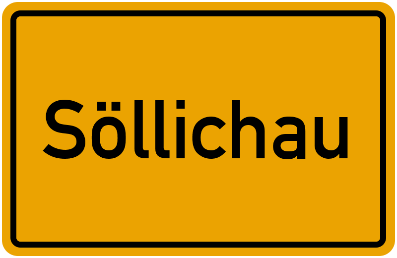 Ortsschild Söllichau