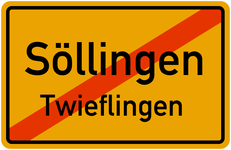 Ortsschild Söllingen