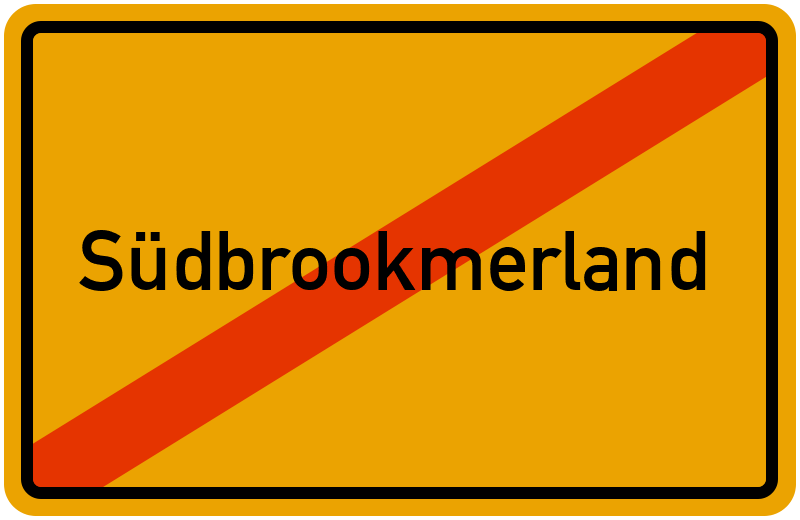 Ortsschild Südbrookmerland