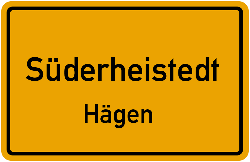 Ortsschild Süderheistedt