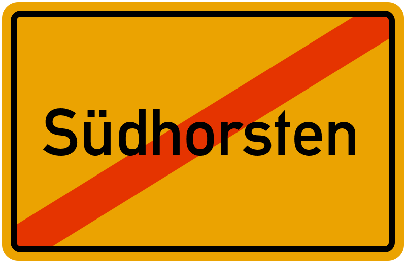 Ortsschild Südhorsten