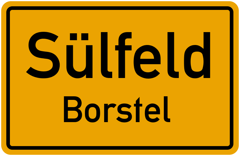 Ortsschild Sülfeld