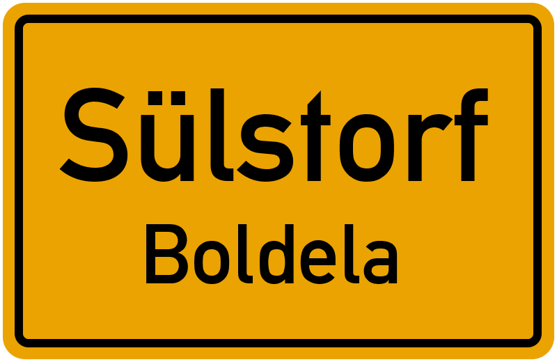 Ortsschild Sülstorf