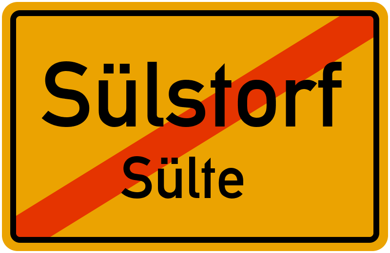 Ortsschild Sülstorf