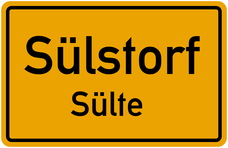 Ortsschild Sülstorf