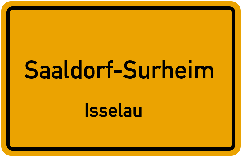 Ortsschild Saaldorf-Surheim