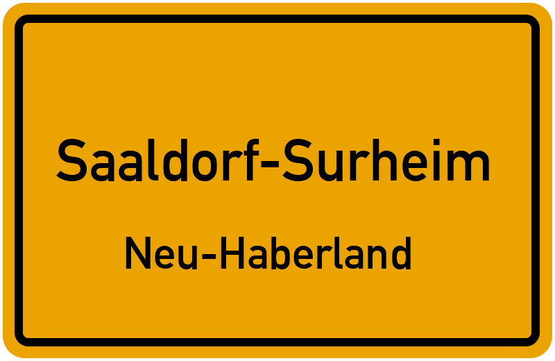 Ortsschild Saaldorf-Surheim