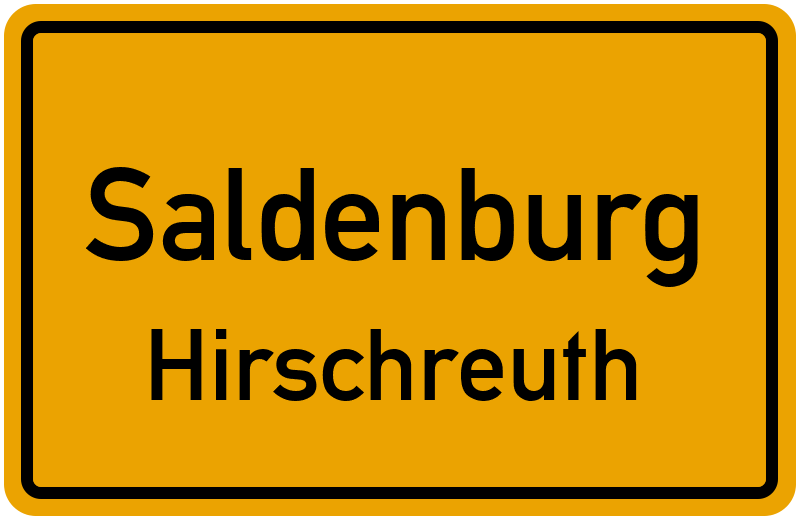 Ortsschild Saldenburg