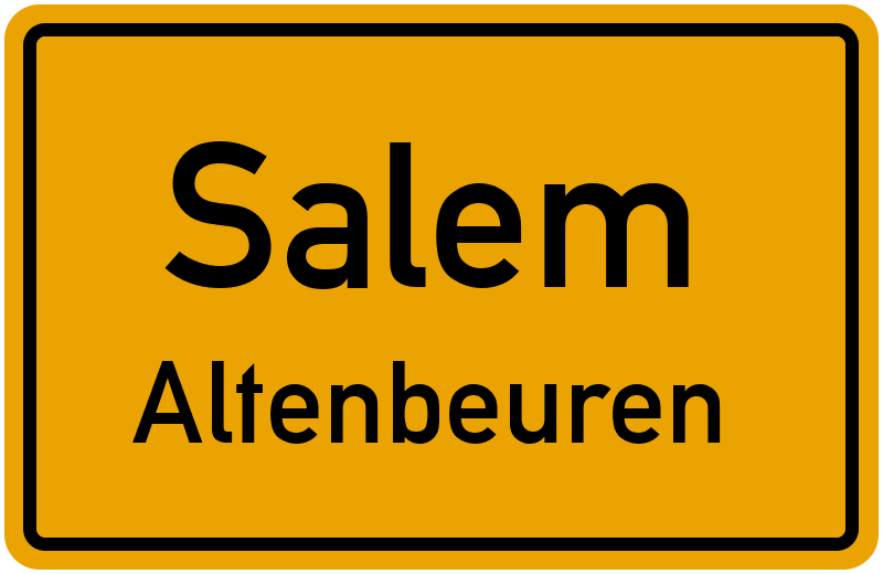 Ortsschild Salem