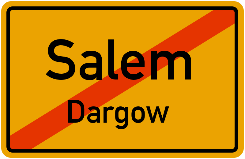 Ortsschild Salem
