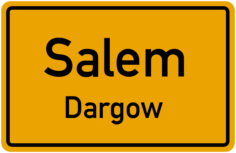 Ortsschild Salem