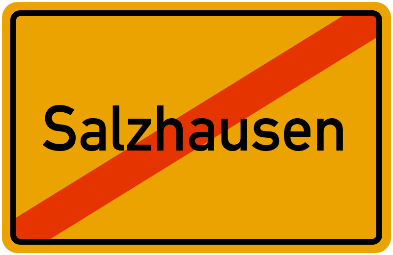 Ortsschild Salzhausen
