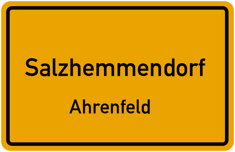 Ortsschild Salzhemmendorf