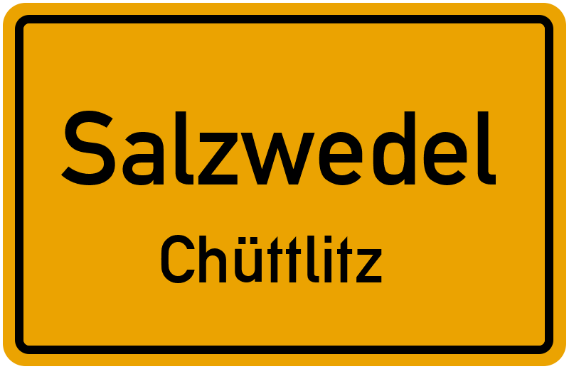 Ortsschild Salzwedel