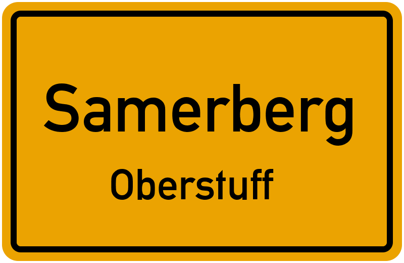 Ortsschild Samerberg