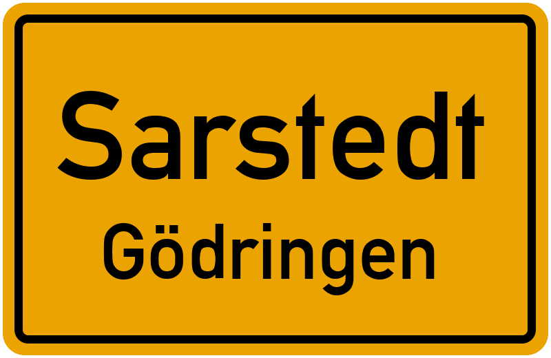 Ortsschild Sarstedt
