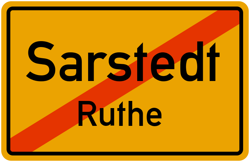 Ortsschild Sarstedt