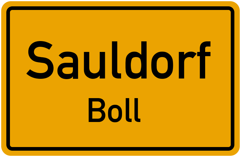 Ortsschild Sauldorf
