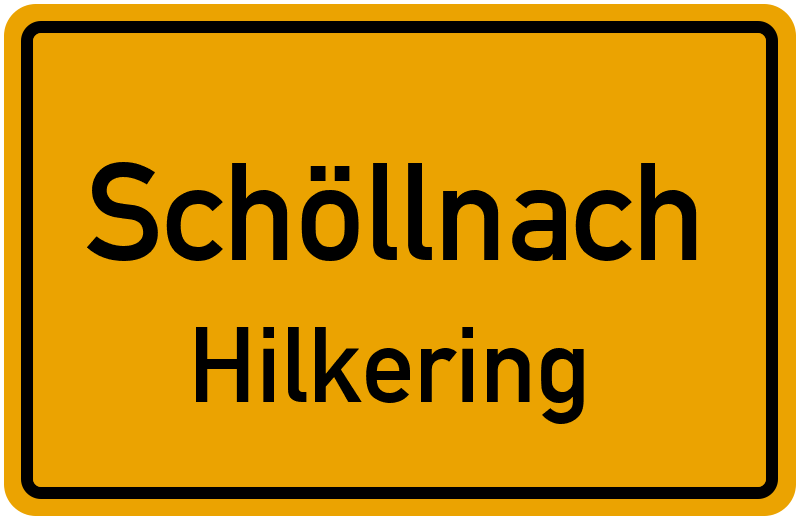 Ortsschild Schöllnach