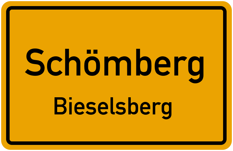 Ortsschild Schömberg