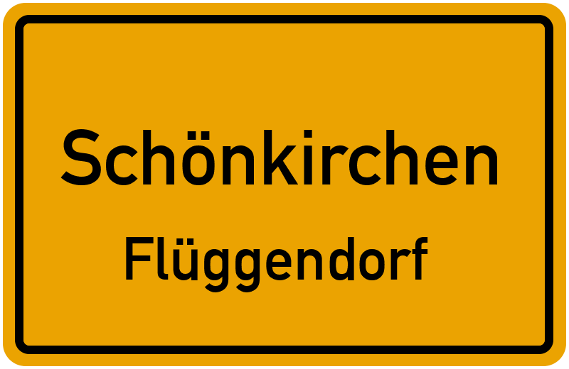 Ortsschild Schönkirchen