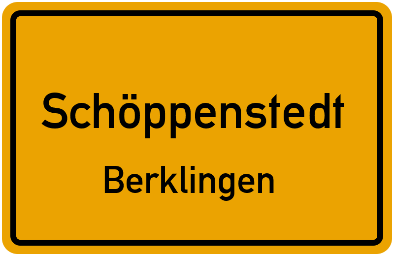 Ortsschild Schöppenstedt