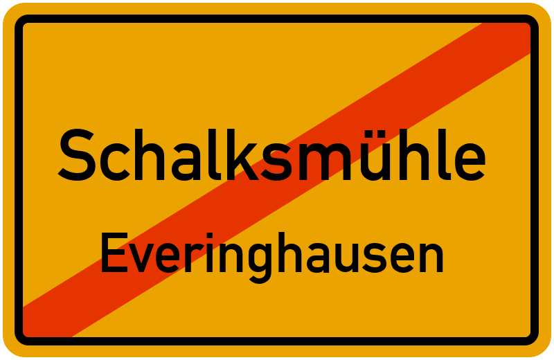 Ortsschild Schalksmühle