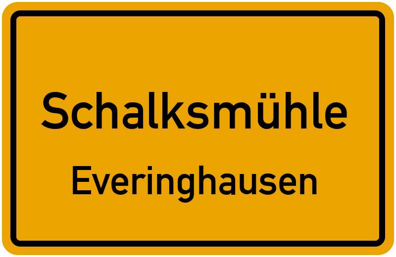 Ortsschild Schalksmühle