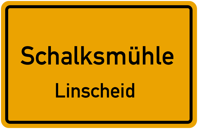 Ortsschild Schalksmühle