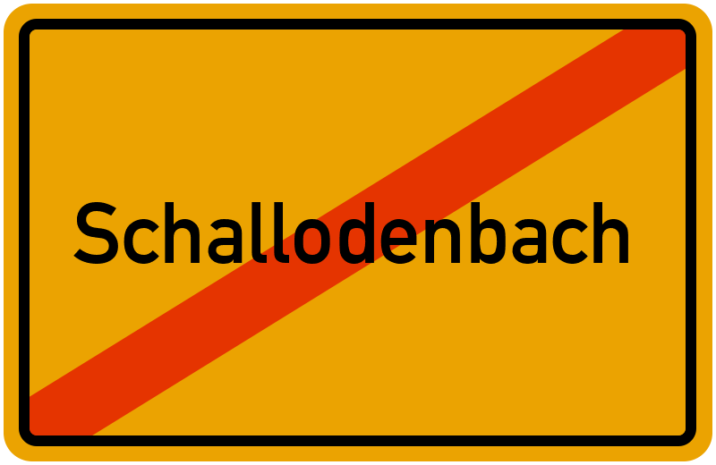 Ortsschild Schallodenbach