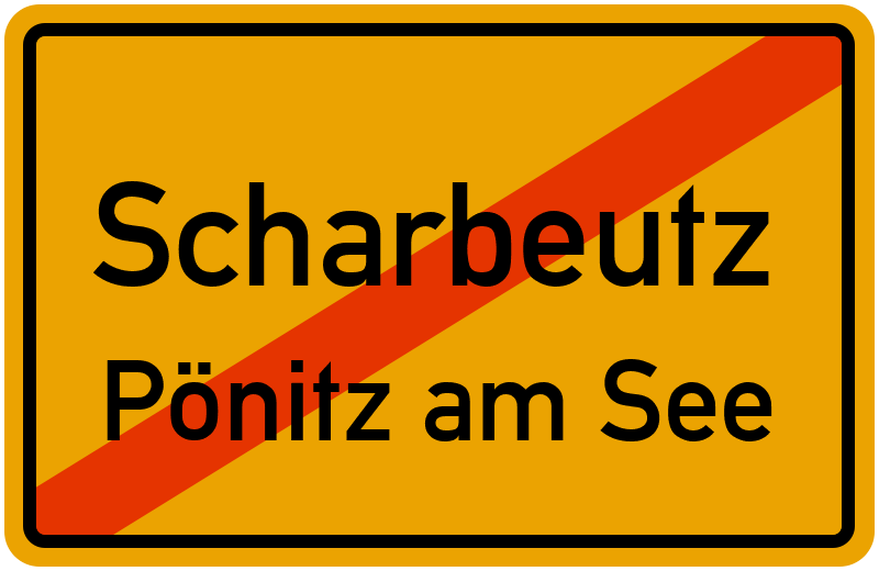 Ortsschild Scharbeutz