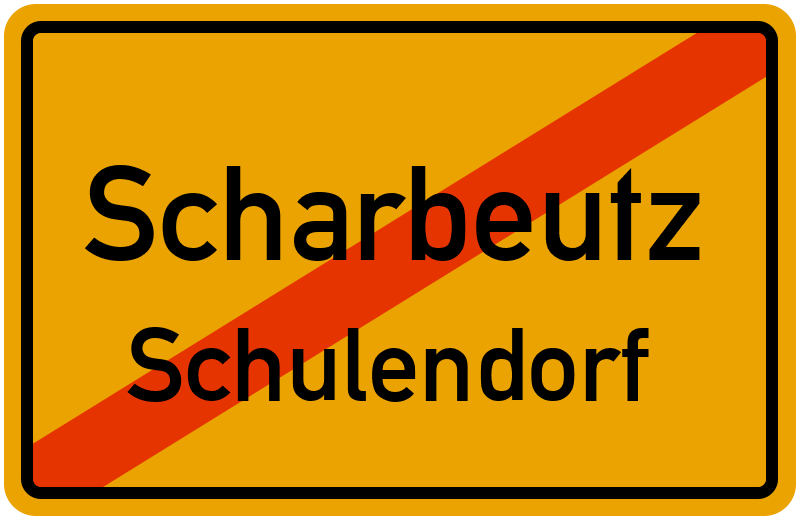 Ortsschild Scharbeutz