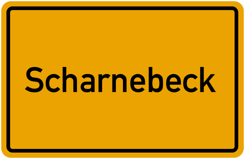 Ortsschild Scharnebeck