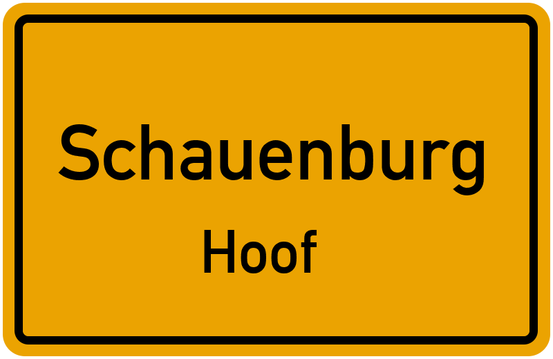 Ortsschild Schauenburg