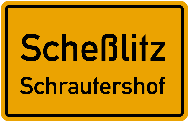 Ortsschild Scheßlitz