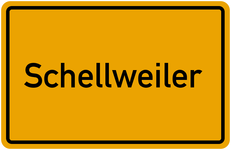 Ortsschild Schellweiler