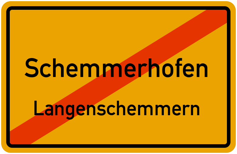 Ortsschild Schemmerhofen