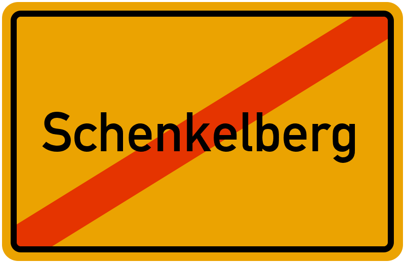 Ortsschild Schenkelberg