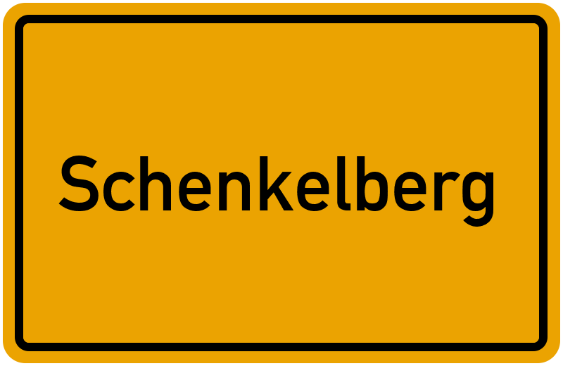Ortsschild Schenkelberg