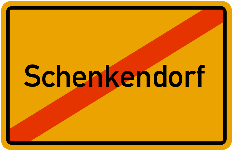 Ortsschild Schenkendorf