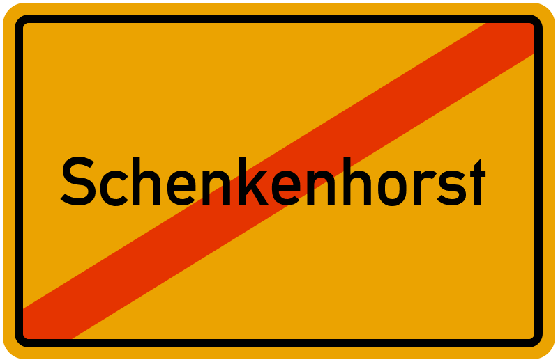 Ortsschild Schenkenhorst