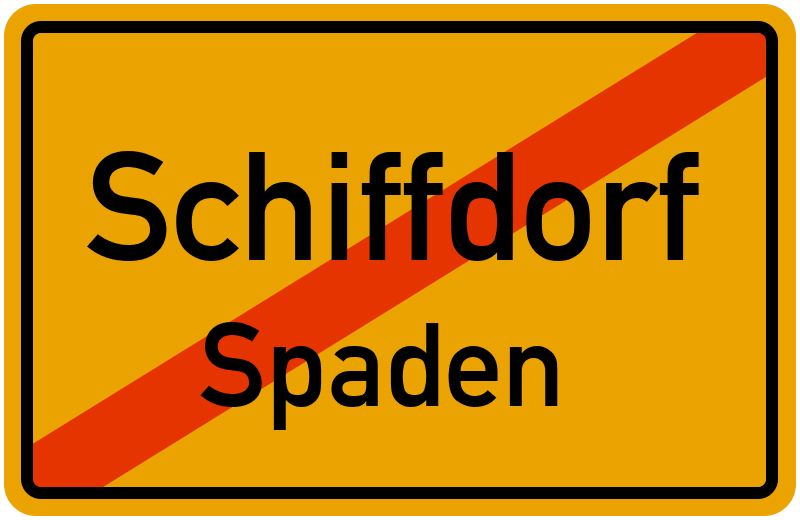 Ortsschild Schiffdorf
