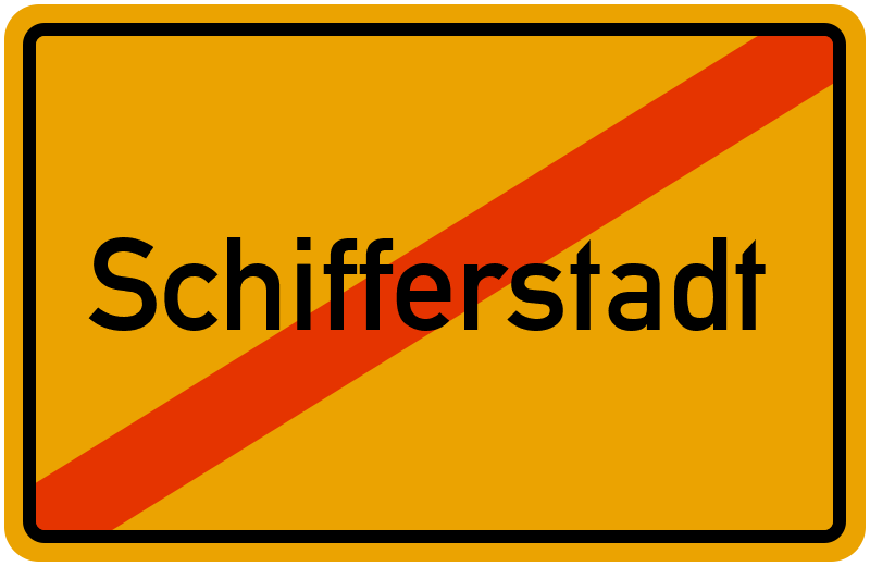 Ortsschild Schifferstadt