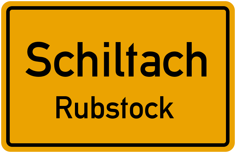 Ortsschild Schiltach