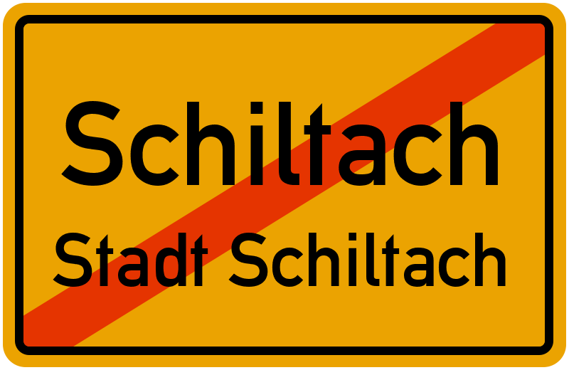 Ortsschild Schiltach