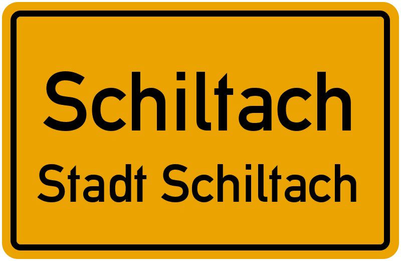 Ortsschild Schiltach