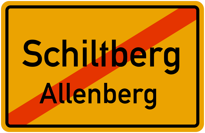 Ortsschild Schiltberg