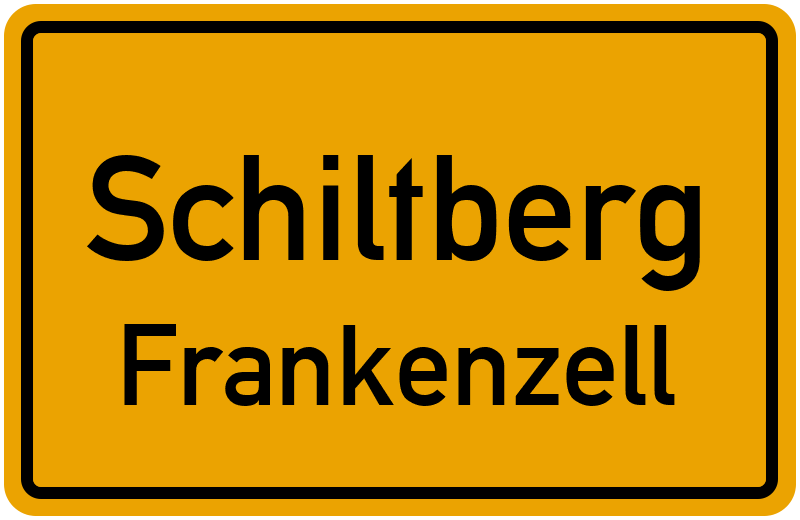 Ortsschild Schiltberg